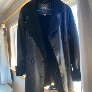 Ugg shearling coat size M